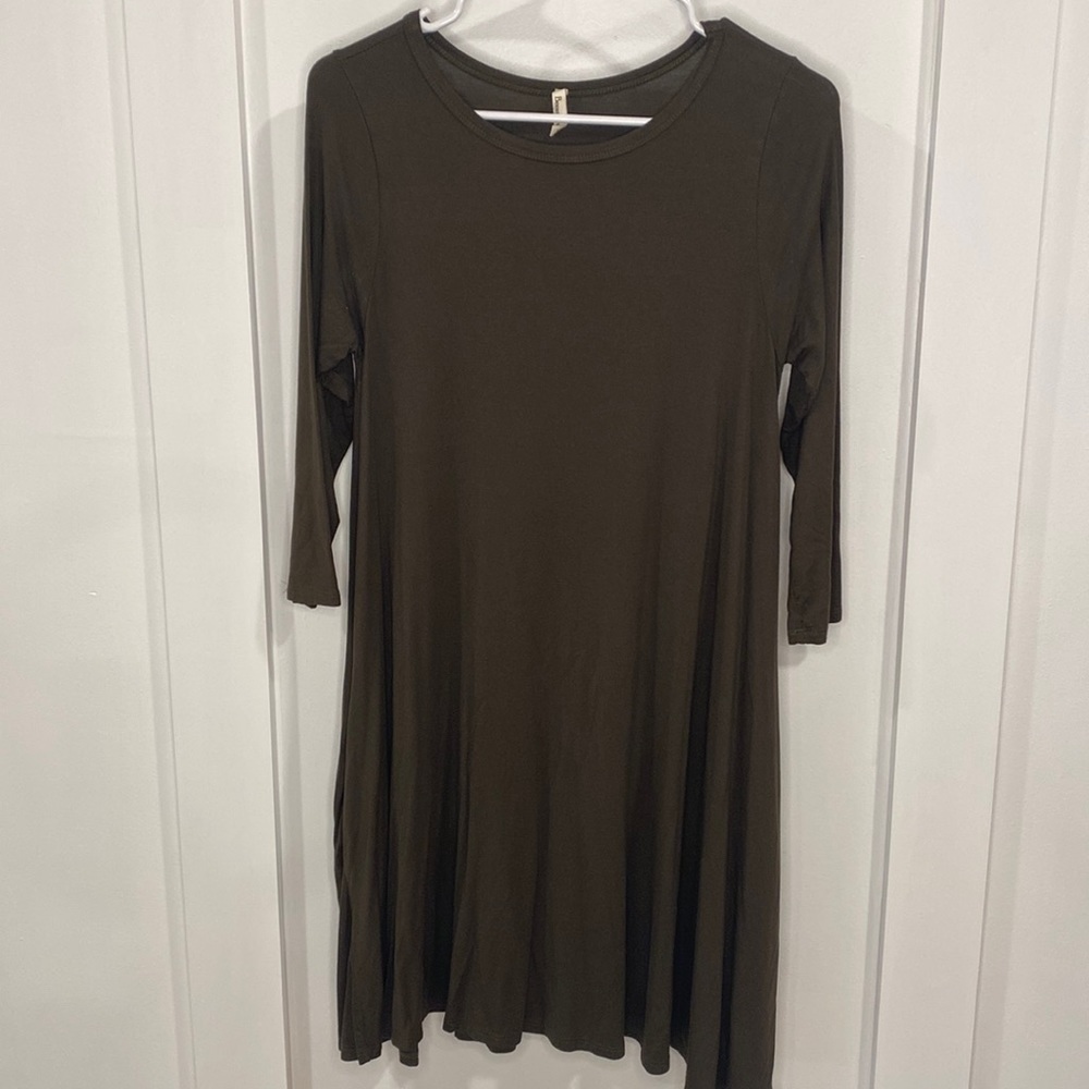 BEESON RIVER t-shirt dress with 3/4 sleeves